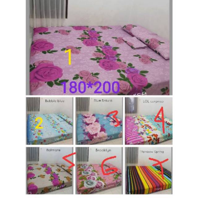 Sprei motif dewasa uk 180