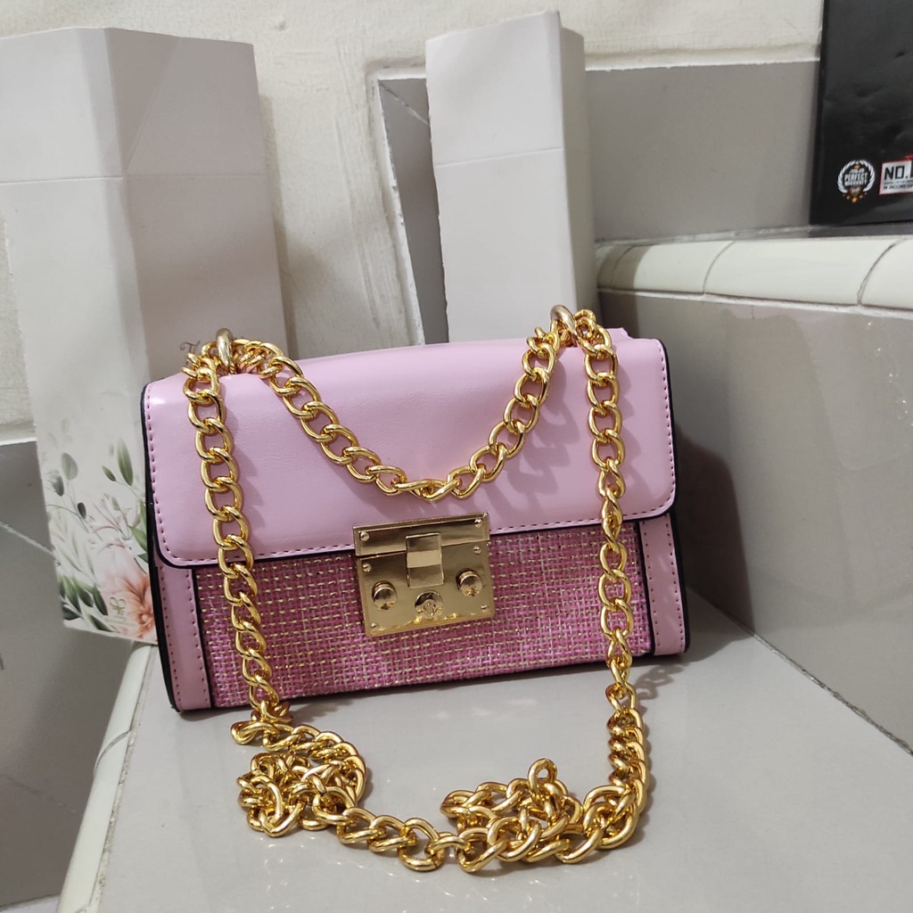 ( 2PC 1KG ) GTBI998877680 New Arrival  !!!  Tas Selempang Wanita Import   Terbaru