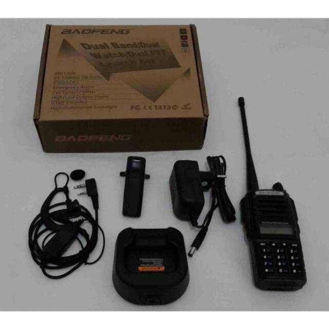 HT Baofeng UV82 8 watt 3 step, Radio Komunikasi UV 82  Dual Band GARANSI 1 tahun FREE DOUBLE BOX