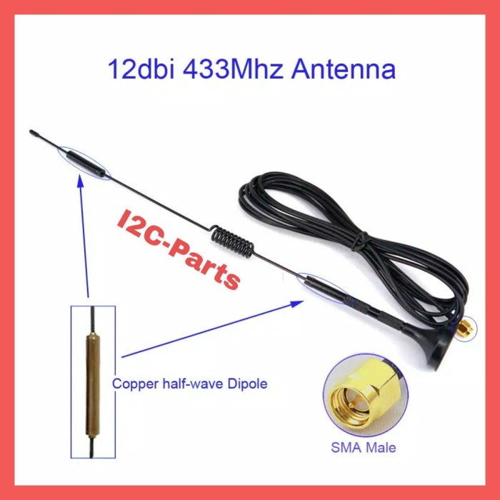 Antenna 433 Mhz Antena 433mhz 12dBi Lora Aerial Drone