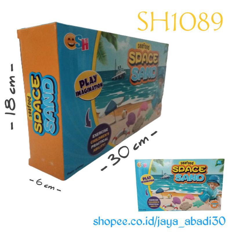 1089 - MAINAN ANAK PASIR KINETIK / PASIR AJAIB / PASIR MAGIC SAND / SPACE SAND SEAFOOD SH1089