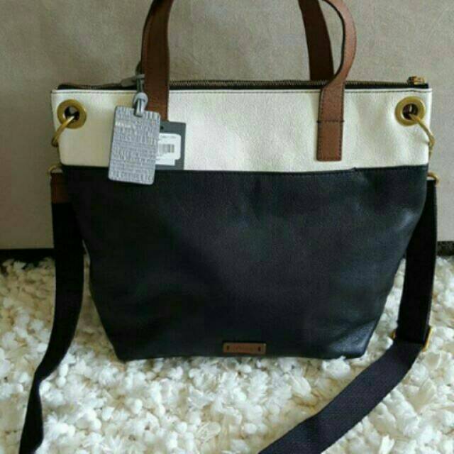 Sale new tas kulit fossil keely tote bag original