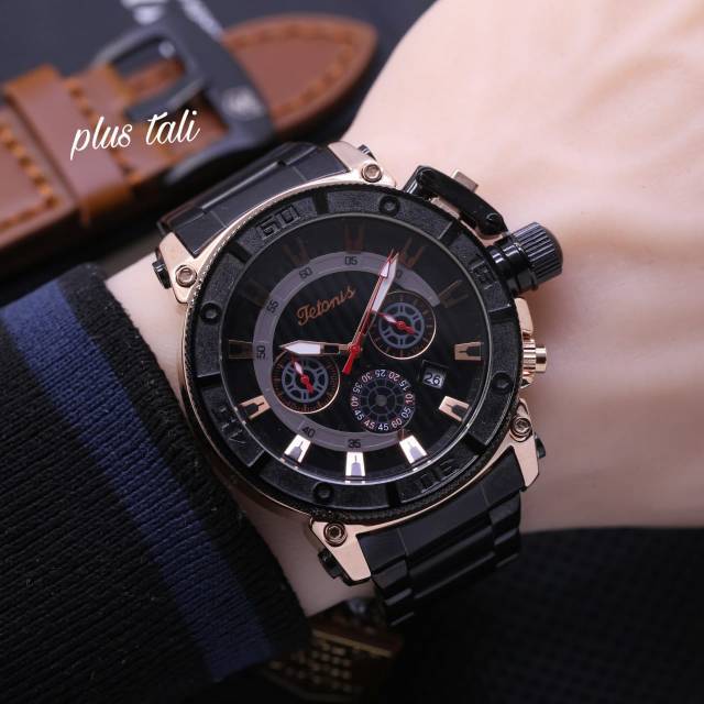 Jam Tangan Tetonis Original TS8803 Chrono Sport Pria