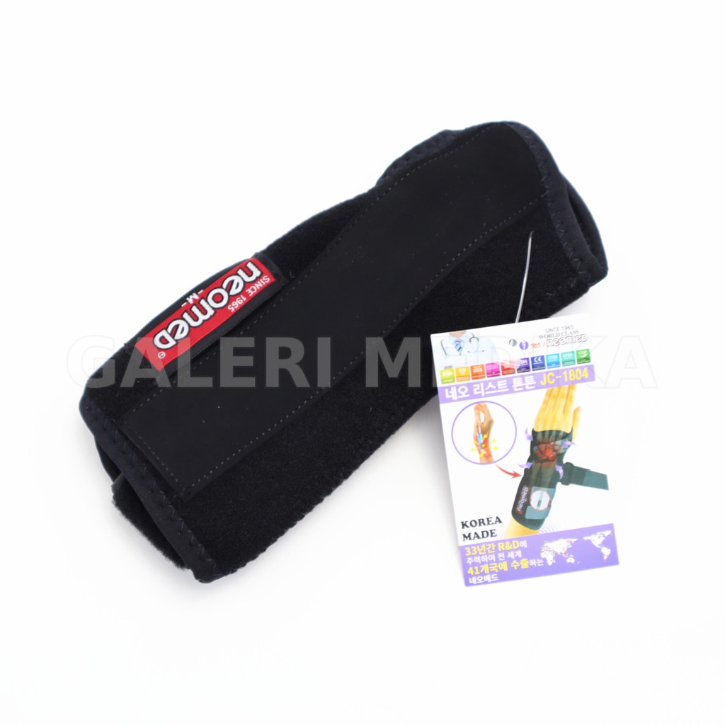 Penyangga Tangan Neomed JC-1804 Wrist Splint Strong - Dengan Plat Penyangga Memberikan Perlindungan Maksimal