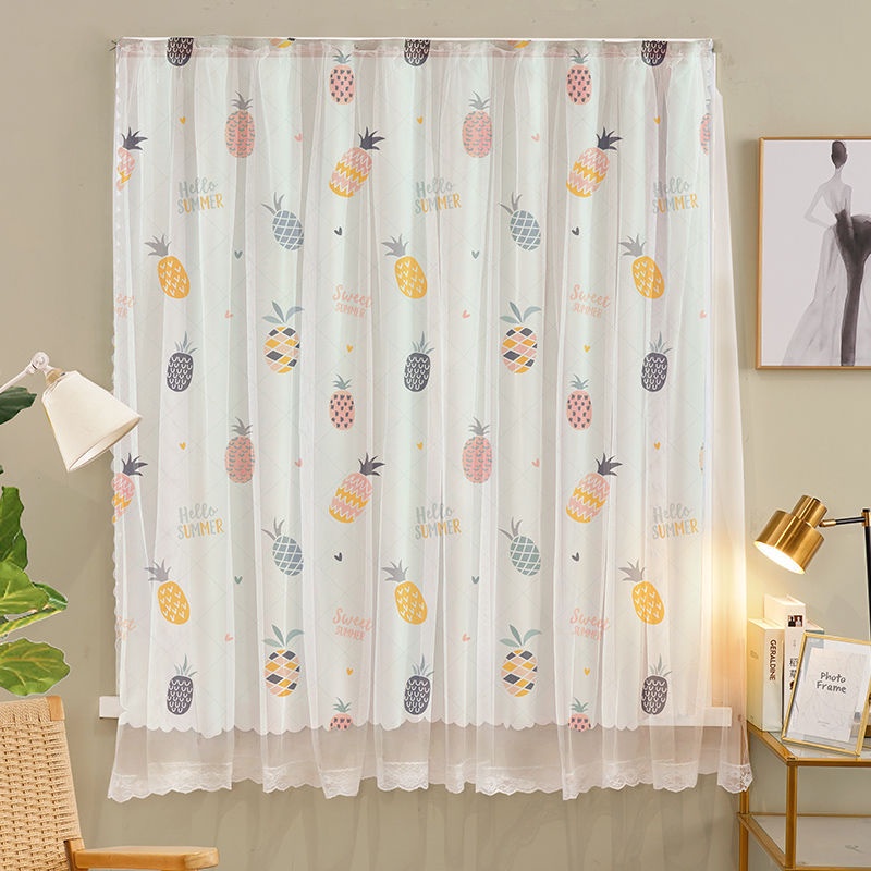 Magic Curtain Pattern Velcro / Tirai Hordeng Gorden Pintu Jendela Pasang Tanpa Bor dan Paku