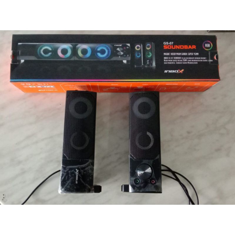 GS - 07 Soundbar Gaming Speaker / Inbox Gaming Speaker Soundbar GS - 07