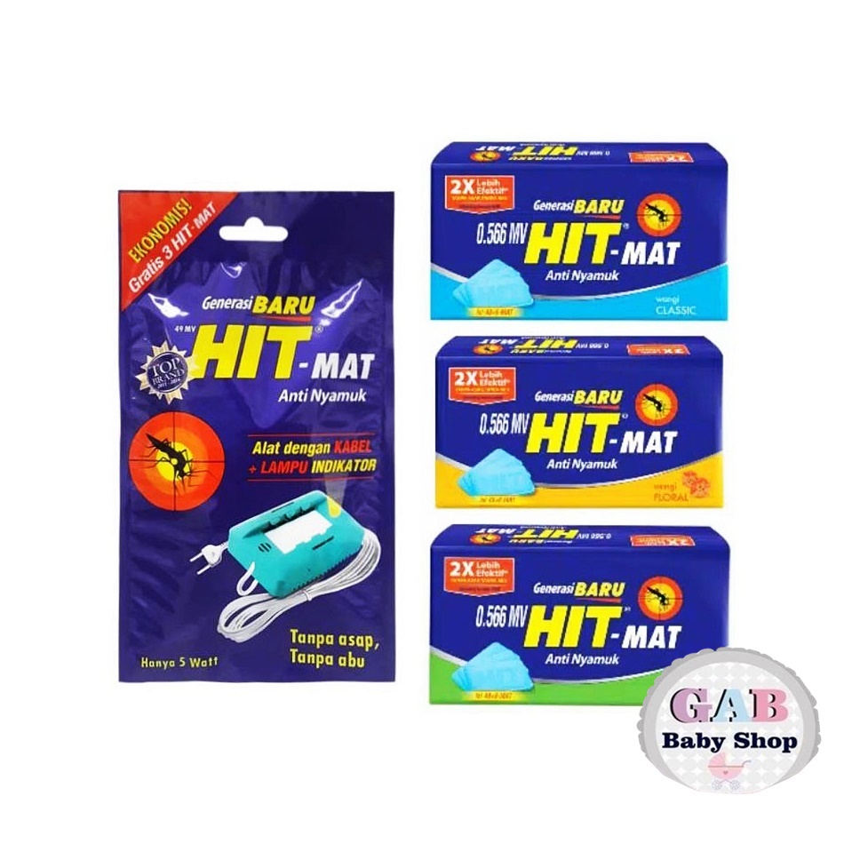 Hit Mat Alat &amp; Refill Anti Nyamuk Listrik / Obat Nyamuk Elektrik