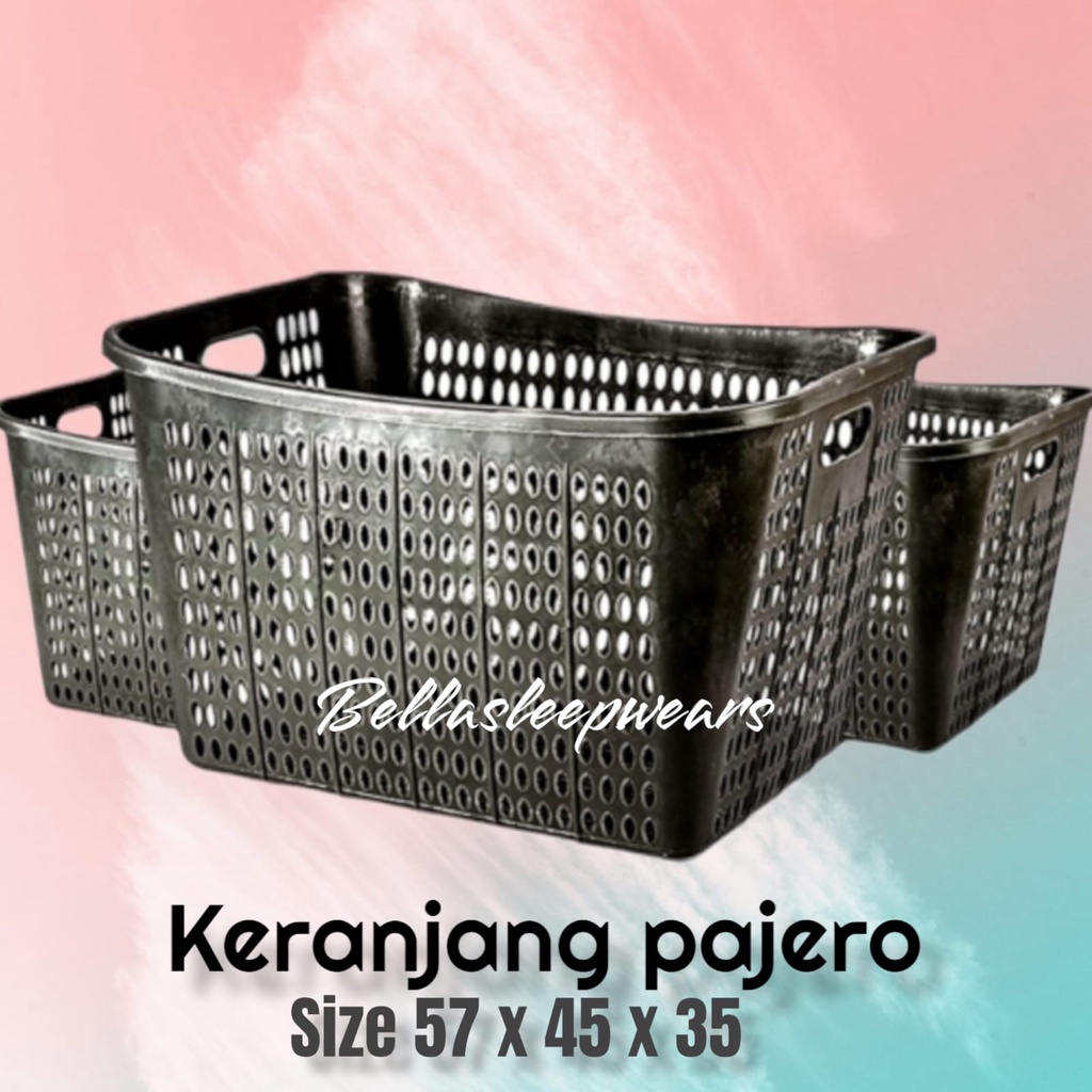 BELLA [ GOSEND ] KERANJANG PAJERO SERBAGUNA PAKAIAN BAJU LAUNDRY BESAR JUMBO