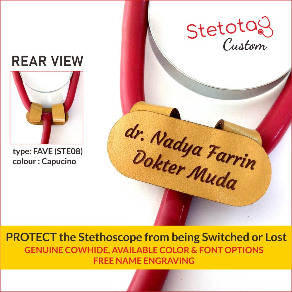 

PERSONALIZED ID TAG STETHOSCOPE Free Engraving Stethoscope Name Tag