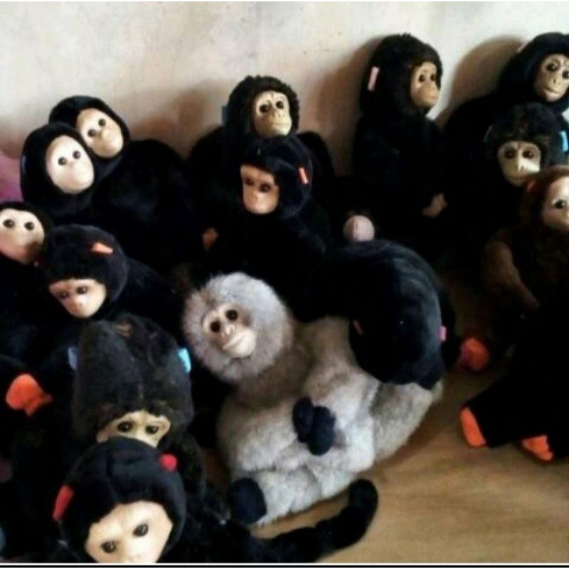 Boneka Monyet Imut ganci uk 20cm Mainan Anak Murah