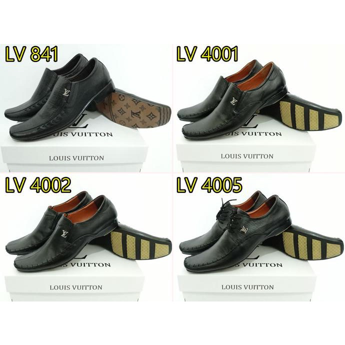 SEPATU PANTOFEL LOUIS VUITTON SEPATU KERJA FORMAL PRIA GAYA KEREN