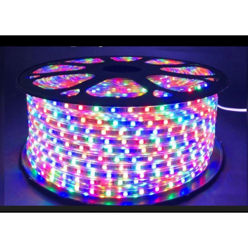 lampu led strip 5050 rgb warna warni led selang drop ceiling plafon