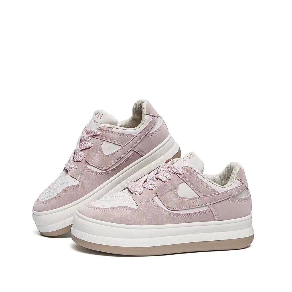 [GROSIR][COD] SEVEN_DAY SEPATU WANITA TALI TEBAL KAYA JEPANG SNEAKERS WANITA PUTIH H-717