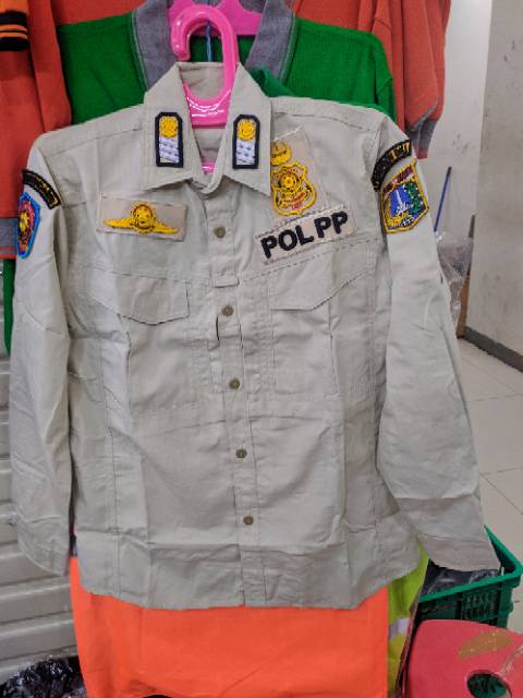 BAJU PDH SATPOL PP KREM