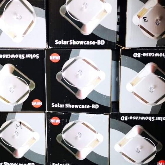 ➧ SOLAR DISPLAY STAND PUTAR PAJANGAN CINCIN ➲