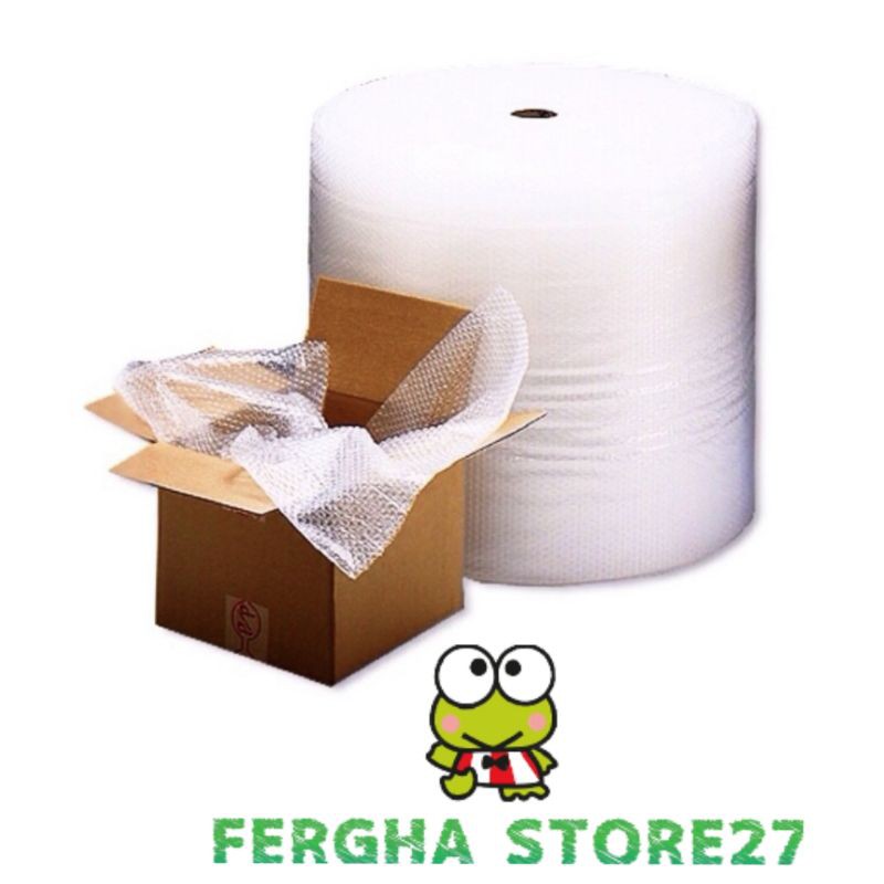 

BUBBLE WRAP + KARDUS UNTUK SATU PRODUK PACKING TAMBAHAN AGAR LEBIH AMAN DUS & BABEL