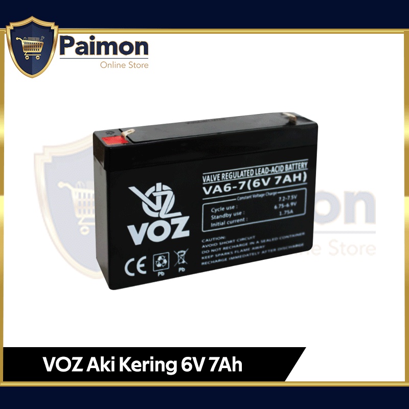 Aki kering 6V 7Ah Aki VOZ 6V 7Ah Aki Mainan 6V 7Ah