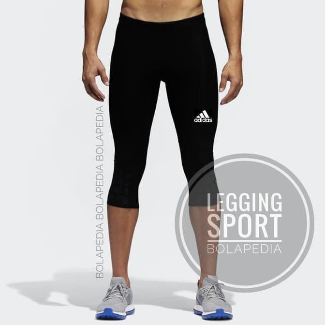 CELANA BASELAYER ADIDAS 3/4 LEGGING LEGING WANITA PRIA FUTSAL OLAHRAGA