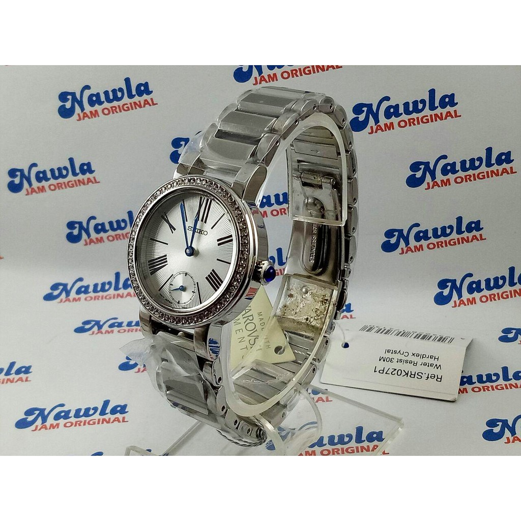 Seiko Womens SRK027P1 Quartz Sudial second hand | Jam Wanita SRK027