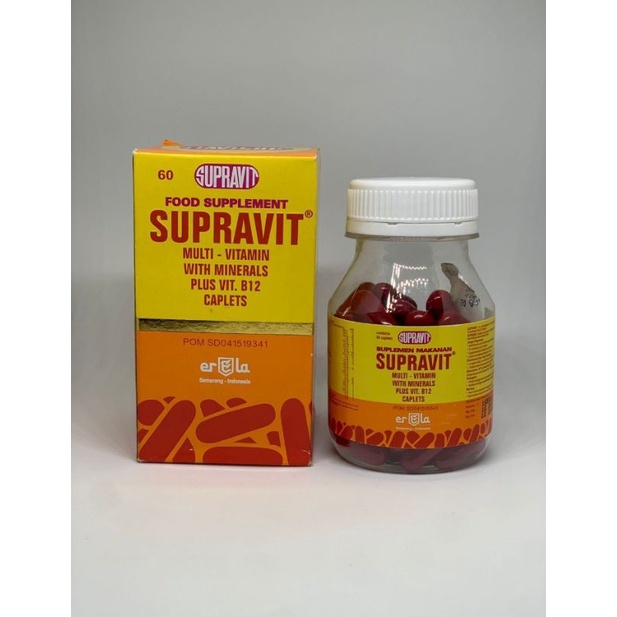 SUPRAVIT | MULTI-VITAMIN DENGAN MINERAL + VITAMIN B12