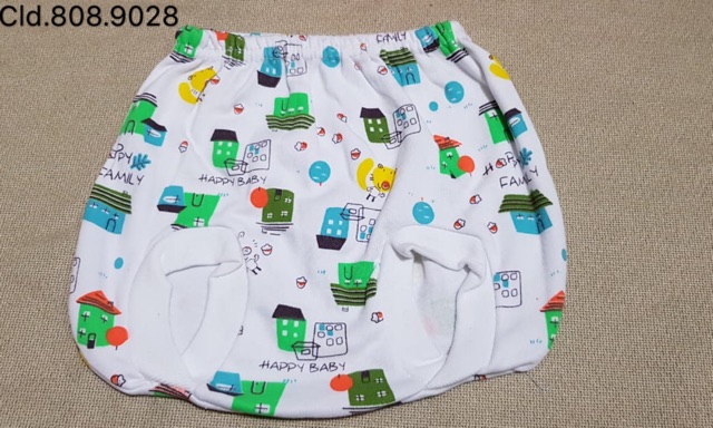 6 pcs Celana pop bayi katun 1-6 bulan / celana kodok bayi / celana pendek bayi unisex katun