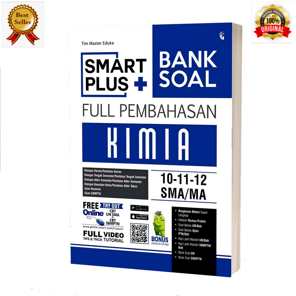 BUKU SMA - BUKU KIMIA - SMART PLUS KIMIA SMA/MA BANK SOAL FULL PEMBAHASAN
