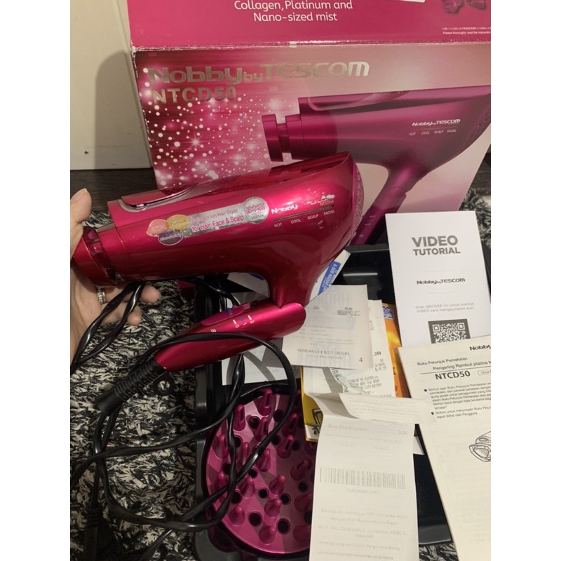 preloved hair dryer tescom ntcd50