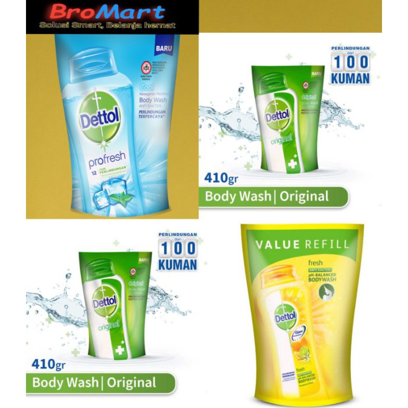 Dettol Body Wash  Refill 410ml