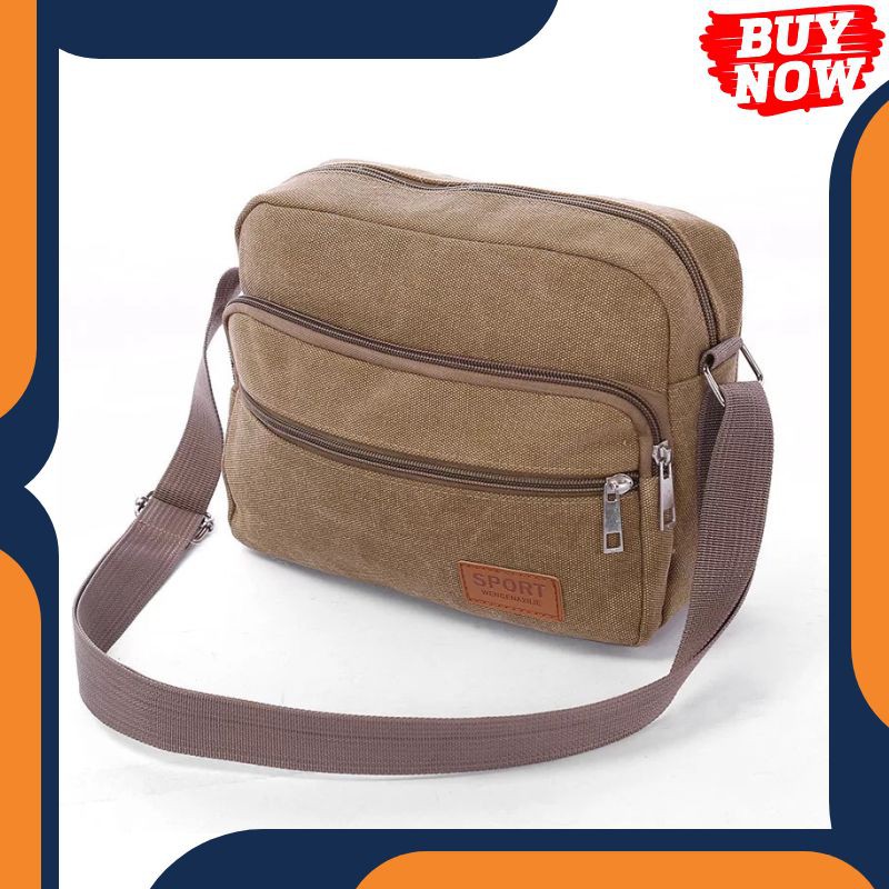 DSQ165 Tas Selempang Kanvas Murah Tas Slempang Pria
