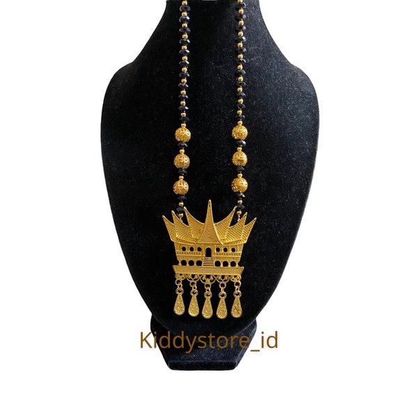 kalung etnik / kalung rumah gadang / etnik / kalung bros / kalung motif padang