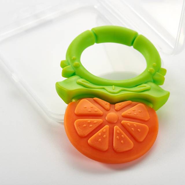 1234OS - BABY TEETHER BUAH [DENGAN BOX] / GIGITAN BAYI MODEL BUAH /BABY TOOTH TEETHER.