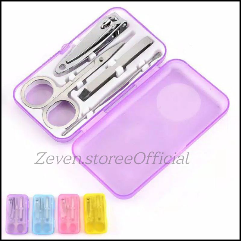 PROMO Gunting Kuku Set 4 in 1 Box / Manicure pedicure