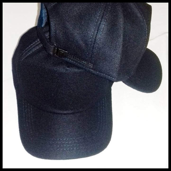 TOPI BAHAN LAKEN PNS POLOS HITAM MAL CAGAK - HITAM