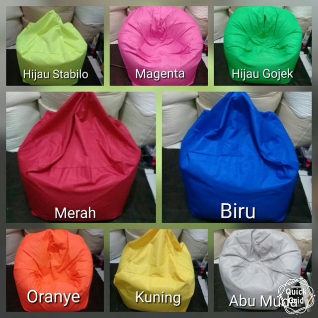 Cover Bean bag klasik (cover luar&amp;dalam)