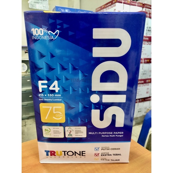 

Hvs F4 75 gr merk SiDU