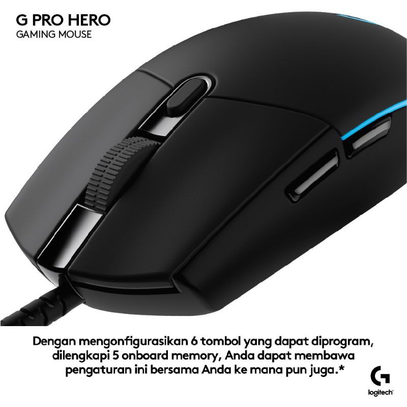 Logitech G PRO HERO Wired Gaming Mouse Original