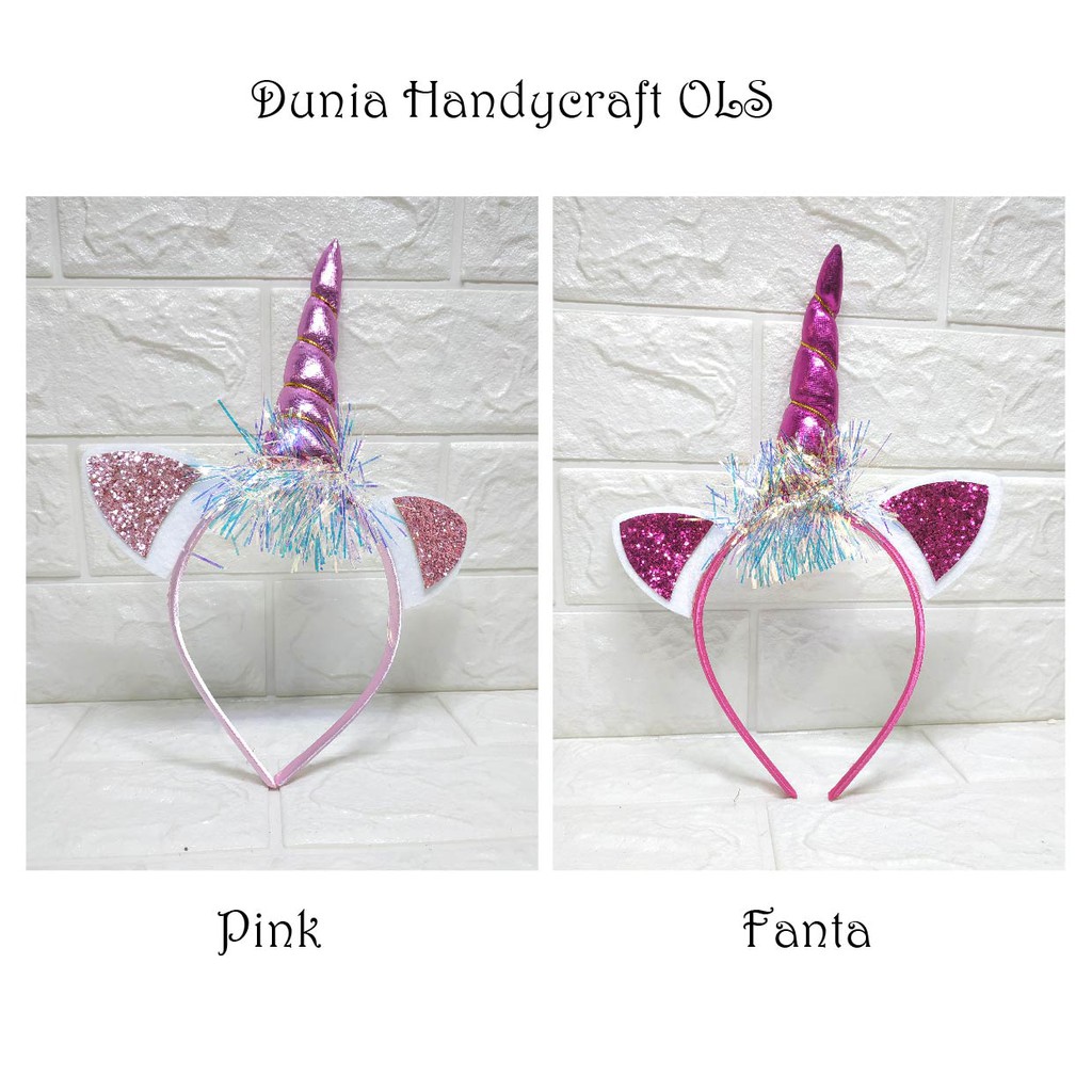 RUMBAI UNICORN Bando Unicorn Cantik Warna-warni Murah