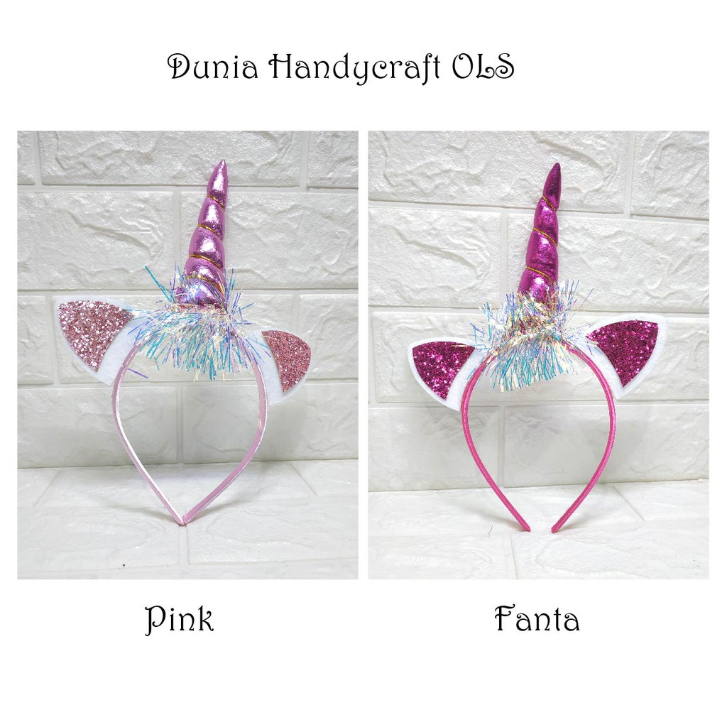 RUMBAI UNICORN Bando Unicorn Cantik Warna-warni Murah