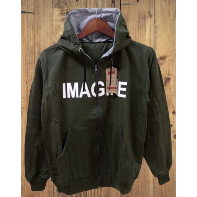 Sweater pria hoodie resleting