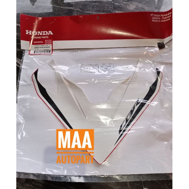 Stripe Front Upper Cowl Type 2 Stiker Sticker Tameng Depan CBR150R CBR 150R K45R 2021 Racing Red 866