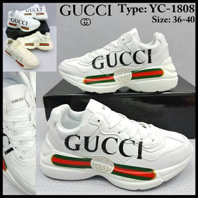 Sepatu sneakers Gucci cewek wanita 