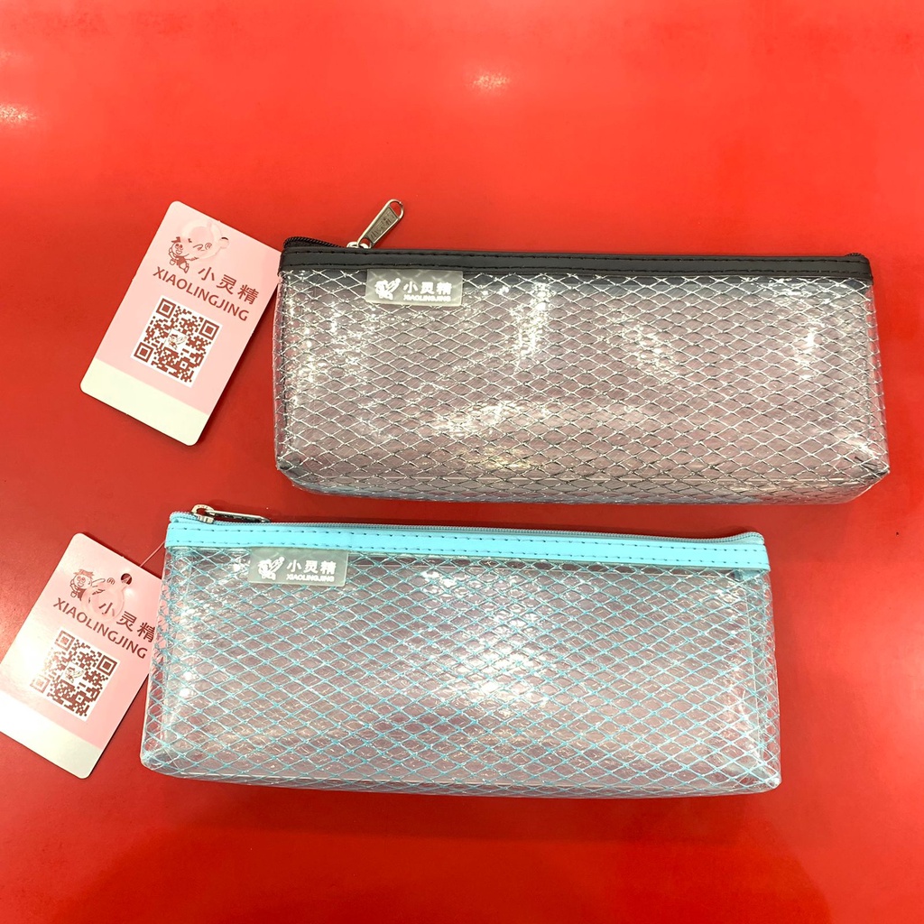 

TEMPAT PENSIL // KOTAK PENSIL 1 RESLETING BD-779 XIAOLINGJING JARING TRANSPARAN