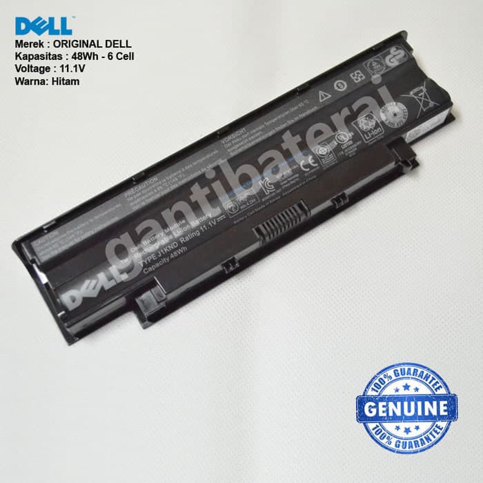 Original Baterai Dell Inspiron 13R 14R 17R N4050 N3010 N4010 N7010