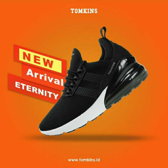 Sepatu Tomkins ETERNITY Black White