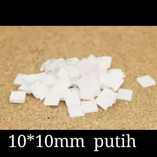 53-55 biji Bahan kotak kotak warna10mm*10mm