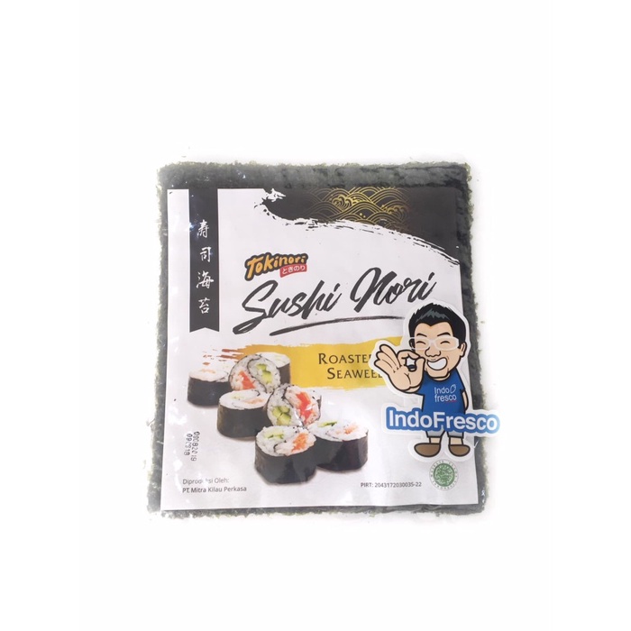 

4eh Tokinori Yaki Sushi Nori- Roasted Seaweed- Rumput Laut 10Pc 60Jhh