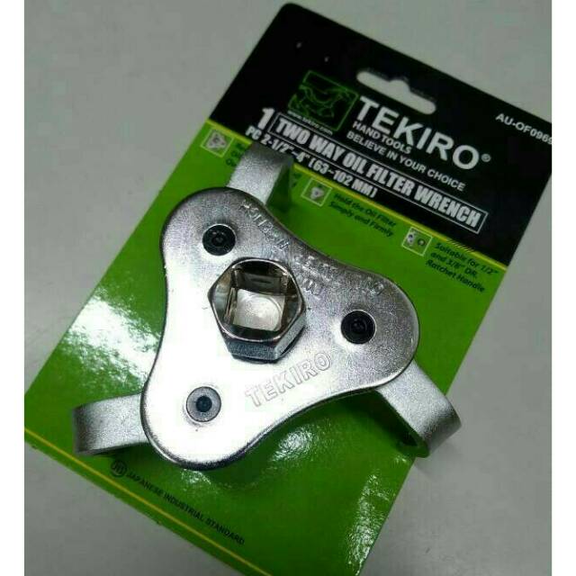 Two Way Oil Filter Tekiro - Kunci Filter Oli Tekiro - Kunci Pembuk Filter Oli Kaki 3 Tekiro