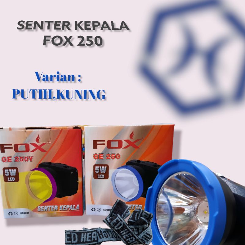 SENTER KEPALA FOX 250