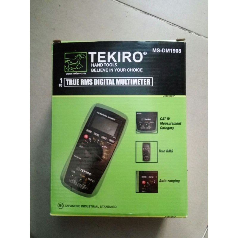 tekiro dm 1908 multimeter multitester avometer digital true rms dm1908