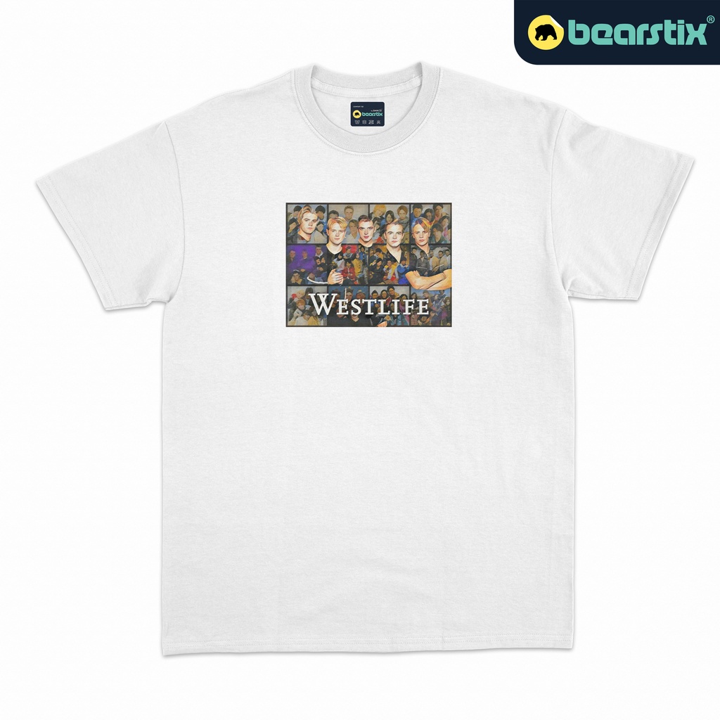 SHINZO - Tshirt Westlife Vintage - Kaos Konser - Tshirt Music - Baju Streetwear